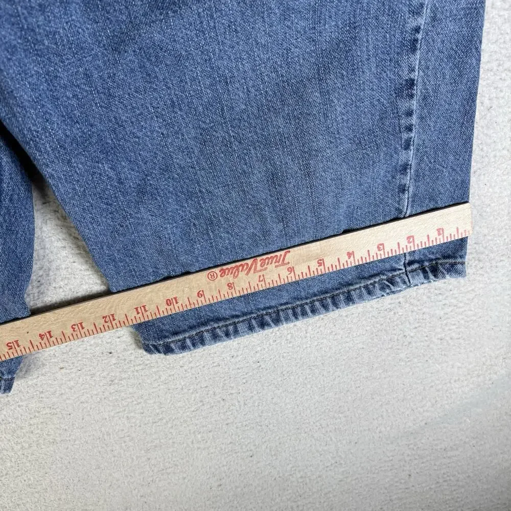 Vintage Levis Shorts Mens 42 Dad Jorts Blue Denim 505 Medium Wash Y2K 2007